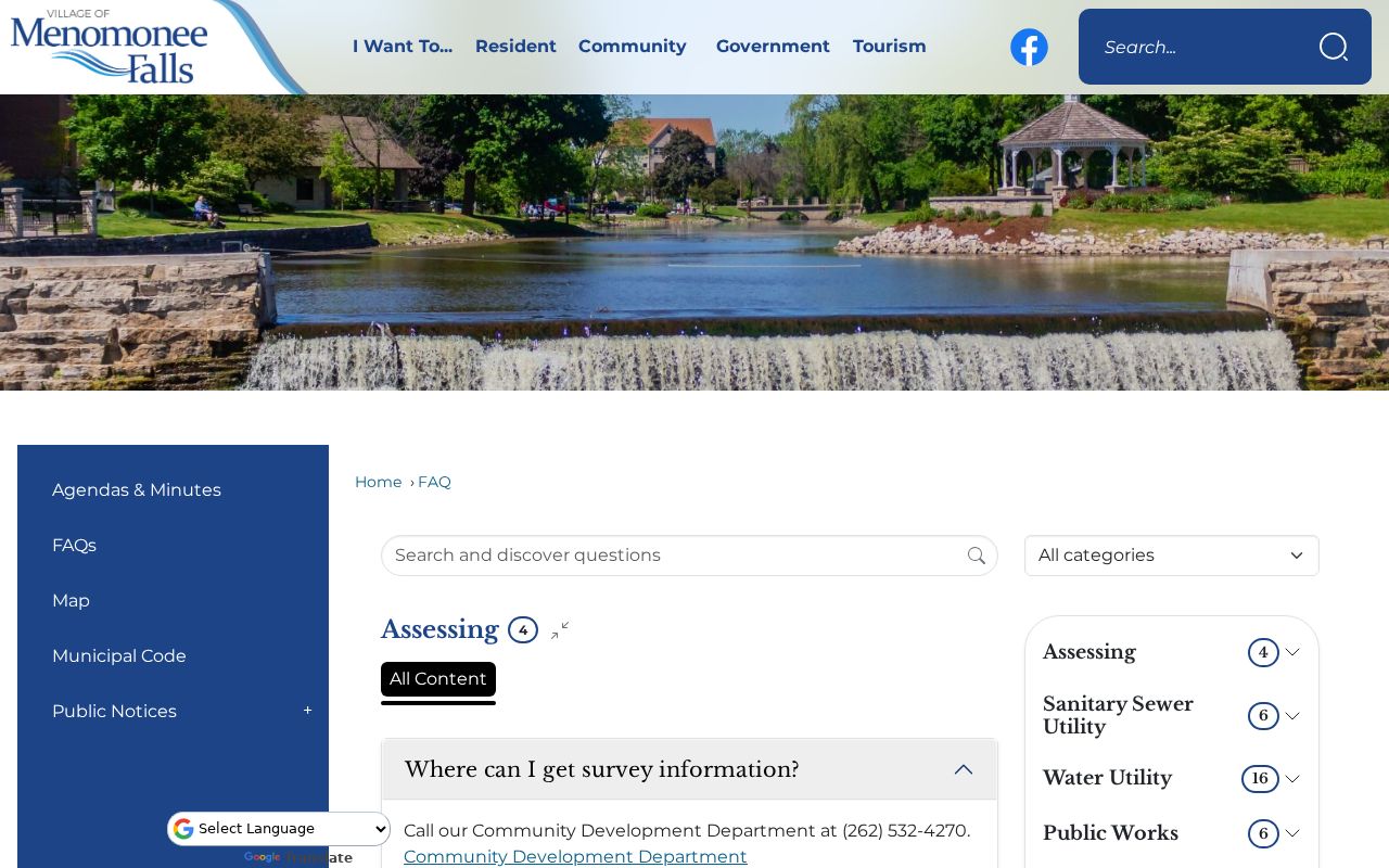 Official Menomonee Falls FAQ controls for municipal court and citation procedures